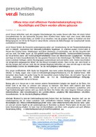 Offene Kitas statt effektiver Pandemiebekämpfung: Kita- Beschäftigte und Eltern werden alleine gelassen