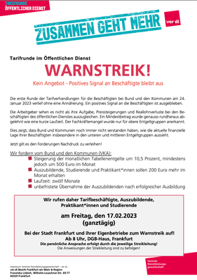 Warnstreik